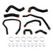 Mishimoto MMHOSE-TTN-04BK Silicone Radiator & Heater Hose Kit, fits Nissan Titan 5.6L 2004-2014, Black - Truck Part Superstore