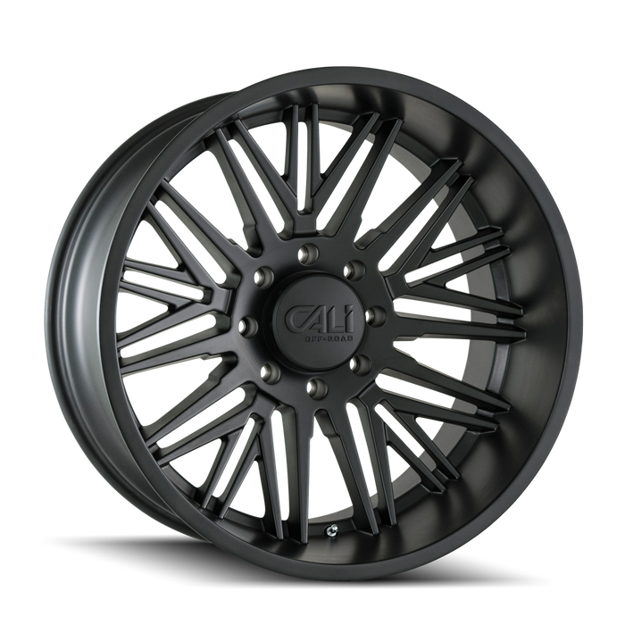 CALI OFF-ROAD 9109-2283MB-54 RAWKON (9109) MATTE BLACK 20X12 6-139.7 -54mm 106mm - Truck Part Superstore