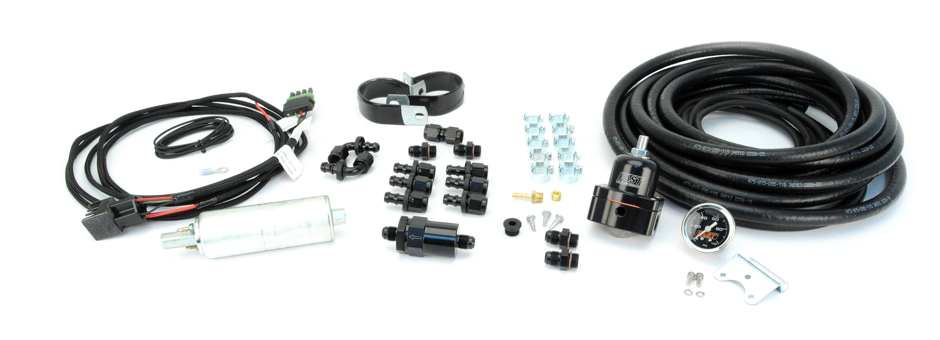 FAST 30402-FK Master Inline Fuel Pump Kit w/ Hose and Fittings - Truck Part Superstore
