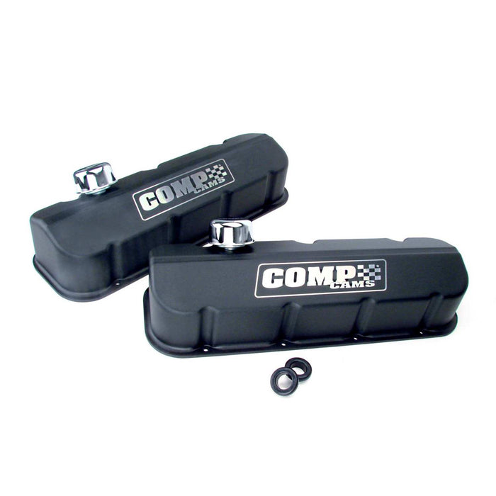 COMP Cams 281 Die Cast Aluminum Valve Cover Set for Chevrolet 396-454 Big Block - Truck Part Superstore