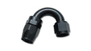 Vibrant Performance 21504 150 Degree Hose End Fitting; Hose Size: -4AN; 6061 Aluminum; Anodized Black; - Truck Part Superstore