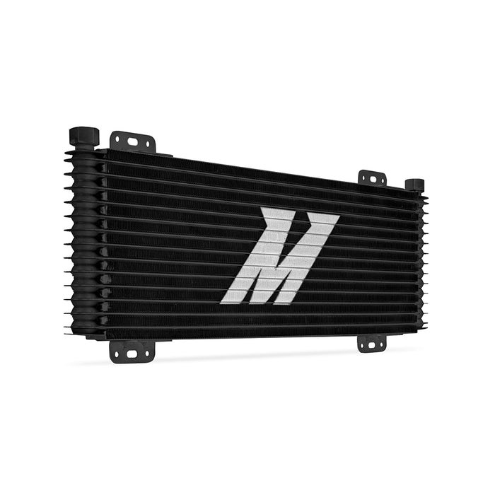 Mishimoto MMTC-SP-13BK 13-Row Stacked Plate Transmission Cooler, Powder Coat, 22.85in X 7.10in X 1.25in - Truck Part Superstore