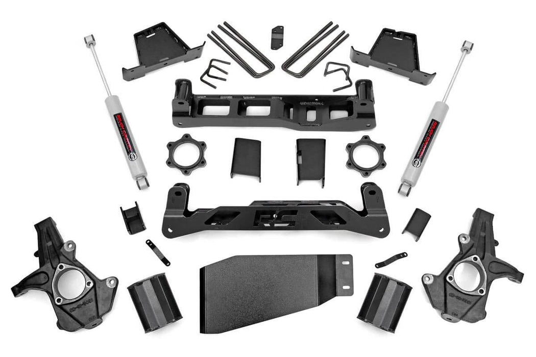 Rough Country 26430 7.5 Inch Suspension Lift Kit Strut Spacer 07-13 Silverado/Sierra 1500 Rough Country - Truck Part Superstore