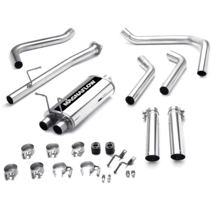 MagnaFlow Exhaust Products 15796 Street Series Stainless Cat-Back System - Truck Part Superstore