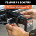 CURT 21561 1/2in. Swivel Hitch Pin with 5/8in. Adapter (1-1/4in. or 2in. Receiver; Zinc; Pa - Truck Part Superstore
