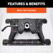 CURT 16191 CURT 16191 A30 5th Wheel Hitch with Base Rails; 30;000 lbs - Truck Part Superstore