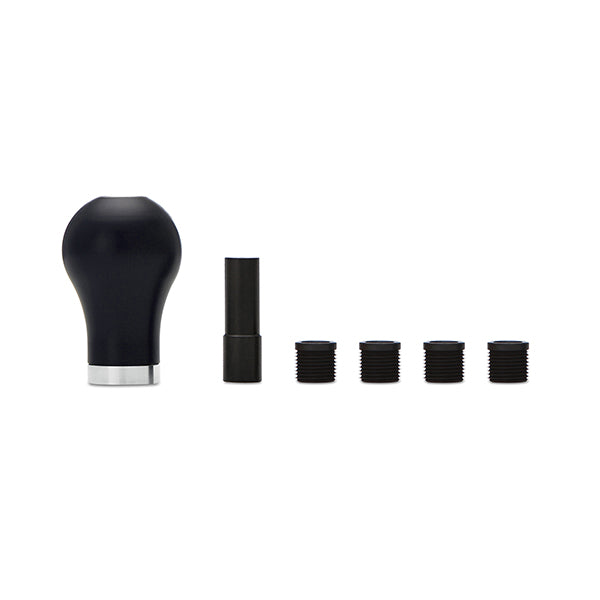 Mishimoto MMSK-TDP-BK Teardrop Shift Knob - Black, White - Truck Part Superstore