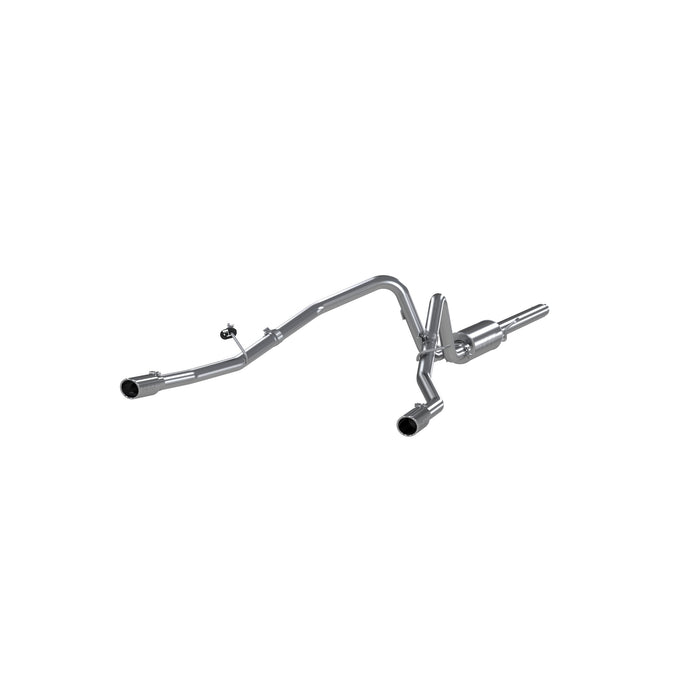MBRP S5202AL 3 Inch Cat Back Exhaust System Dual Split Rear For 04-08 Ford F-150 Extended Cab/Crew Cab Short Bed Aluminized Steel MBRP - Truck Part Superstore