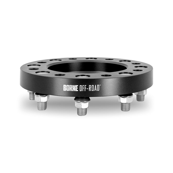 Mishimoto BNWS-002-250BK Wheel Spacers, 8X170, 125mm Center Bore, M14 X 1.5, 1.00-in Thick, Black - Truck Part Superstore