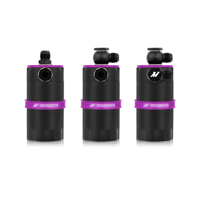 Mishimoto MMBCC-UNI-PR Mishimoto Baffled Oil Catch Can, Purple - Truck Part Superstore