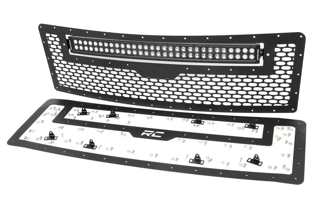 Rough Country 70233 Ford Mesh Grille w/30 Inch Dual Row Black Series LED 09-14 F-150 Rough Country - Truck Part Superstore
