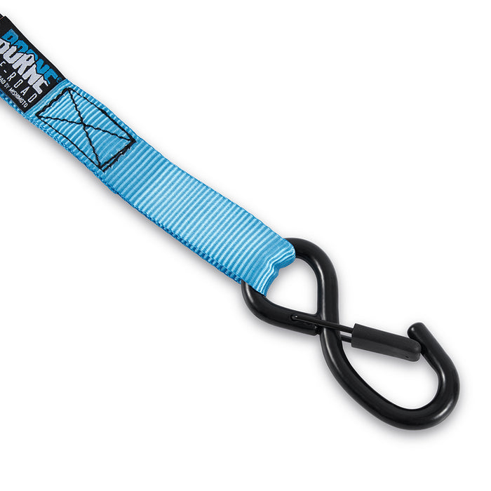 Mishimoto BNRTC-TDMD-4BL Borne Off-Road Medium-Duty Ratchet Tie-Down Kit (4-pack), Blue - Truck Part Superstore