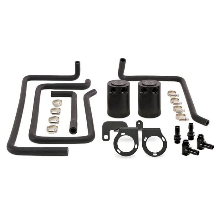 Mishimoto MMBCC-370Z-09PBE Baffled Oil Catch Can System, fits Nissan 370Z 2009-2020 - Truck Part Superstore