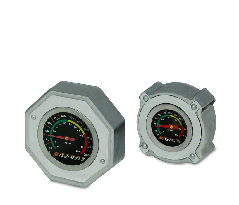 Mishimoto MMRC-GL Mishimoto Temperature Gauge 1.3 Bar Radiator Cap Large - Truck Part Superstore
