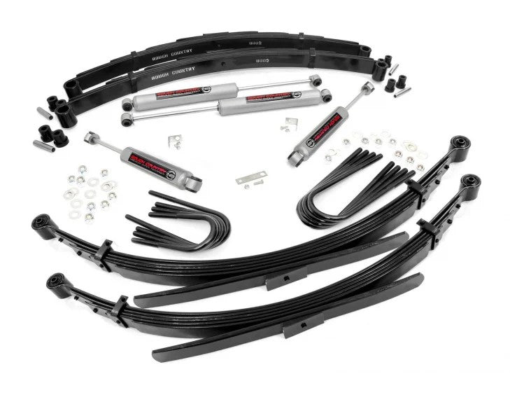Rough Country 18530 2 Inch Suspension Lift System 52 Inch Rear Springs 73-76 C10/K10/K5 Blazer/C15/K15/Jimmy Rough Country - Truck Part Superstore