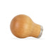 Mishimoto MMSK-WD-RBE Round Steel Core Wood Shift Knob, Beech Wood - Truck Part Superstore