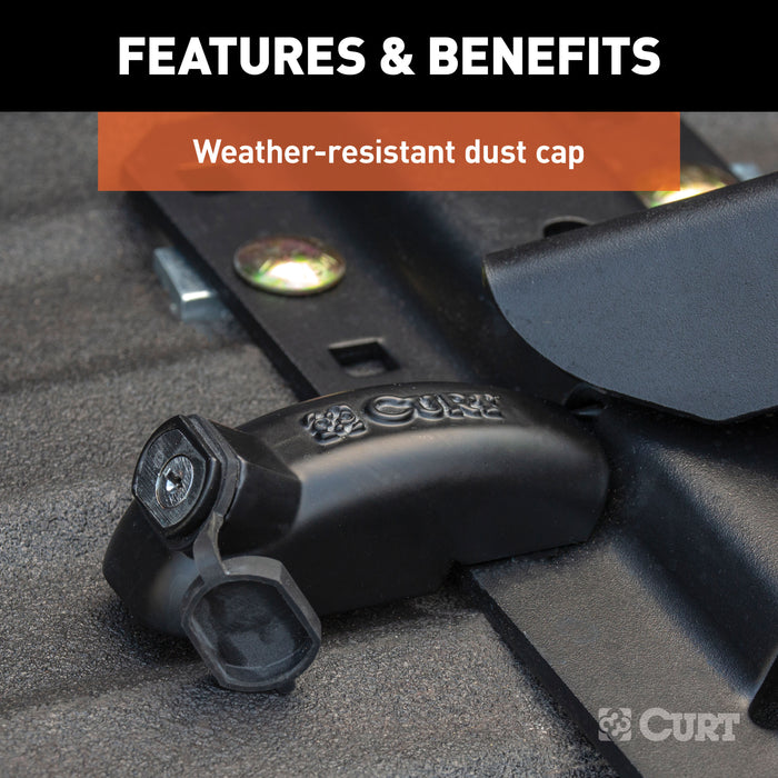 CURT 23256 5th Wheel Hitch Lock (1/2in. Diameter Pin) - Truck Part Superstore