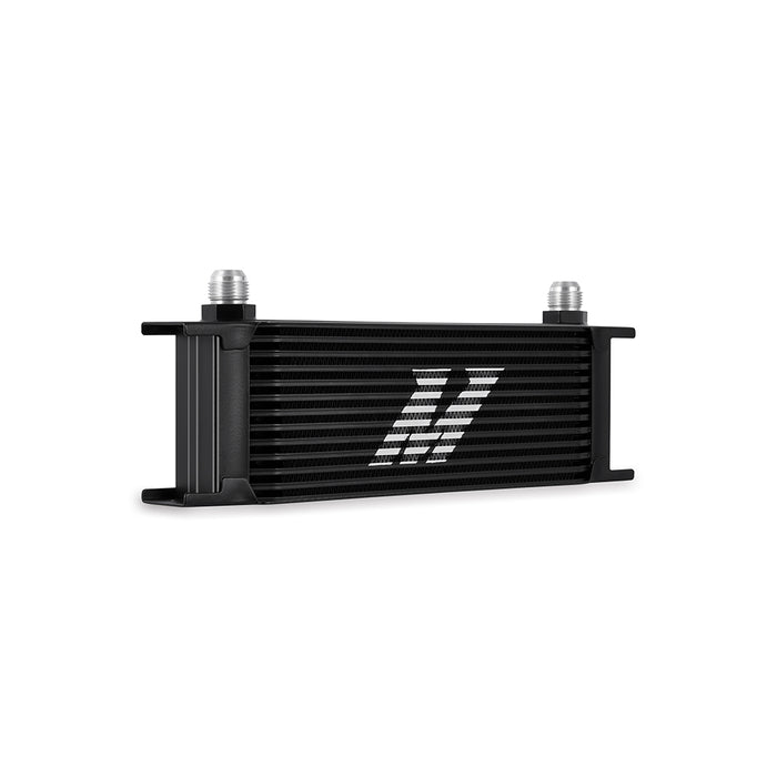 Mishimoto MMOC-U13TBK Universal Thermostatic Oil Cooler Kit, 13-Row, Black - Truck Part Superstore