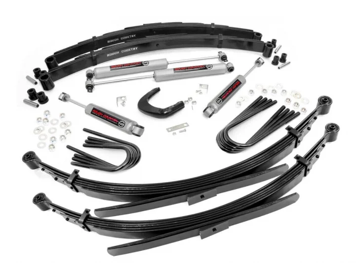 Rough Country 12630 6 Inch Suspension Lift System 52 Inch Rear Springs 73-76 C10/K10 73-76 K5 Blazer Rough Country - Truck Part Superstore
