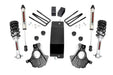Rough Country 11971 3.5 Inch Suspension Lift Knuckle Kit w/Lifted Struts V2 Monotube Shocks 07-13 Silverado/Sierra 1500 Cast Steel Rough Country - Truck Part Superstore