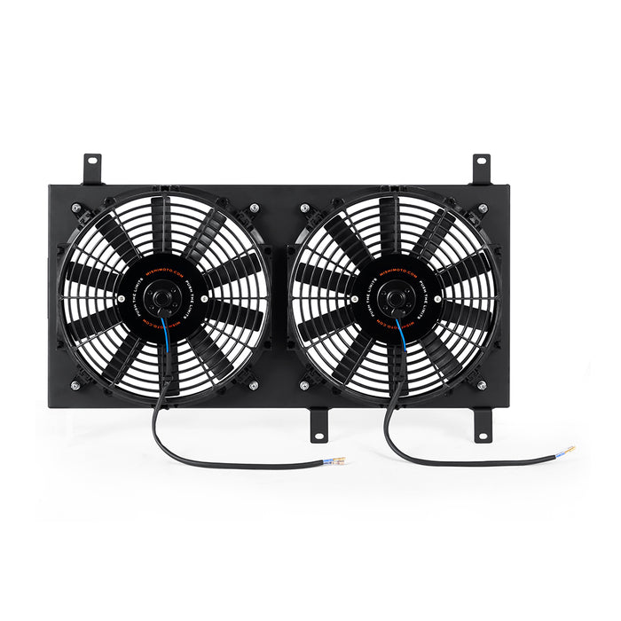 Mishimoto MMFS-MIA-99BK Performance Aluminum Fan Shroud Kit, fits Mazda Miata 1999-2005, Black - Truck Part Superstore