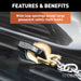 CURT 60698 OEM Puck System Gooseneck Safety Chain Anchors; Ram (38K) - Truck Part Superstore
