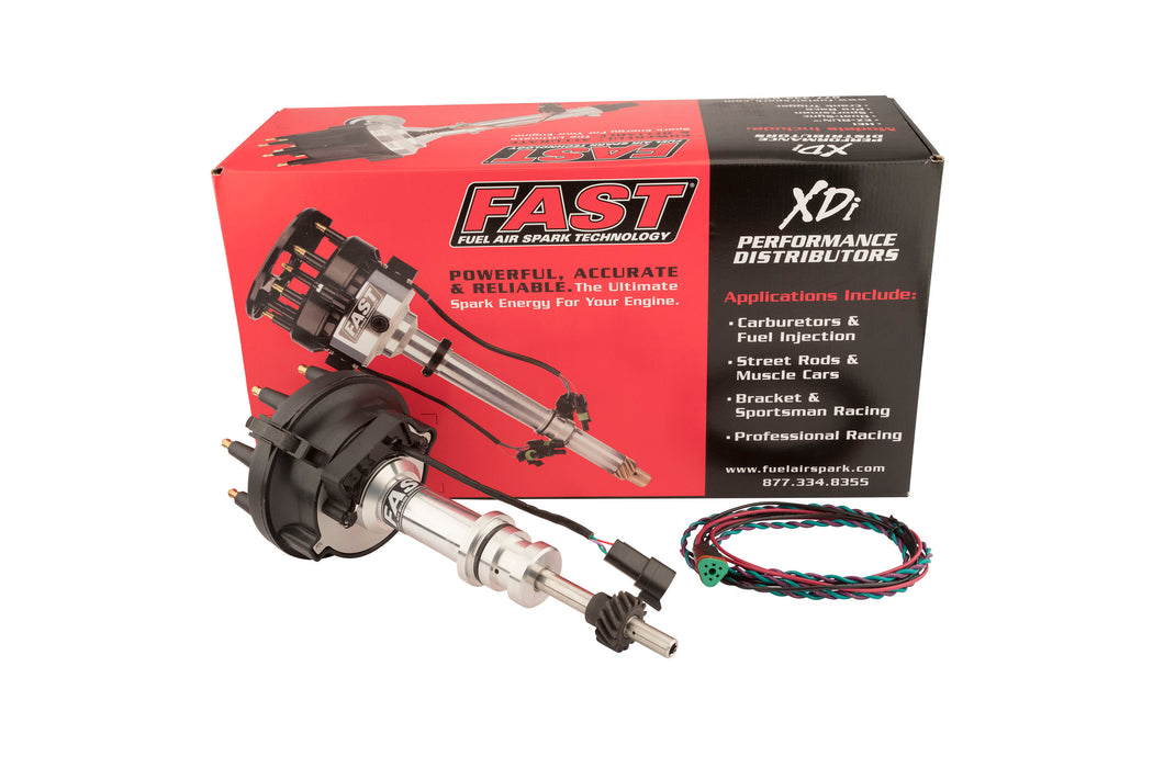 FAST 1000-1610 XDi Sportsman Large Cap Distributor for Small Block Ford - Truck Part Superstore