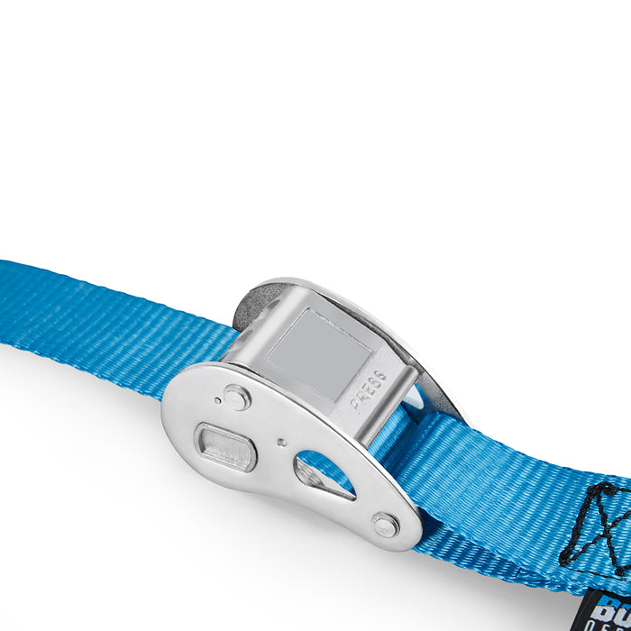 Mishimoto BNRTC-TDCB-2BL Borne Off-Road Cambuckle Tie-Down Kit (2-pack), Blue - Truck Part Superstore