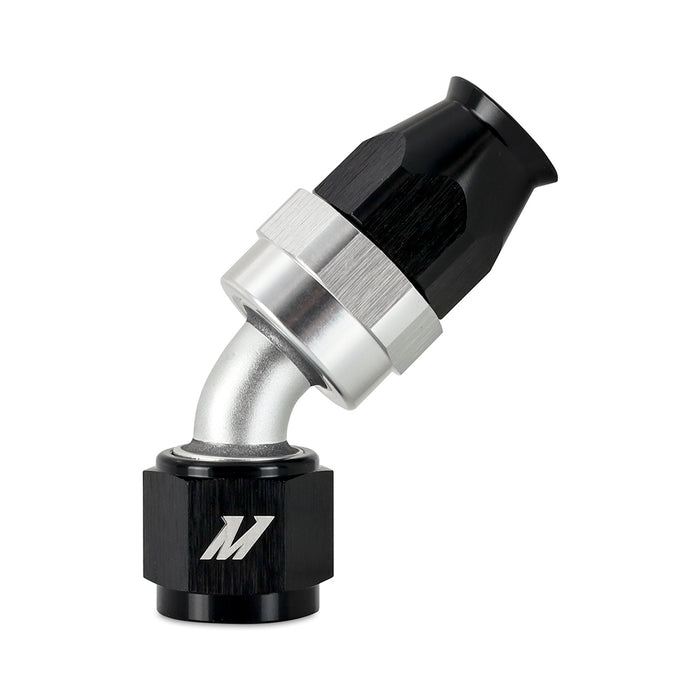 Mishimoto MMFT-SW-08P-45 Mishimoto -8AN Braided Line Fitting, PTFE, 45 Degree - Truck Part Superstore