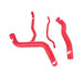 Mishimoto MMHOSE-CSS-10RD Silicone Hose Kit, fits Chevrolet Camaro SS V8 2010-2011 - Truck Part Superstore