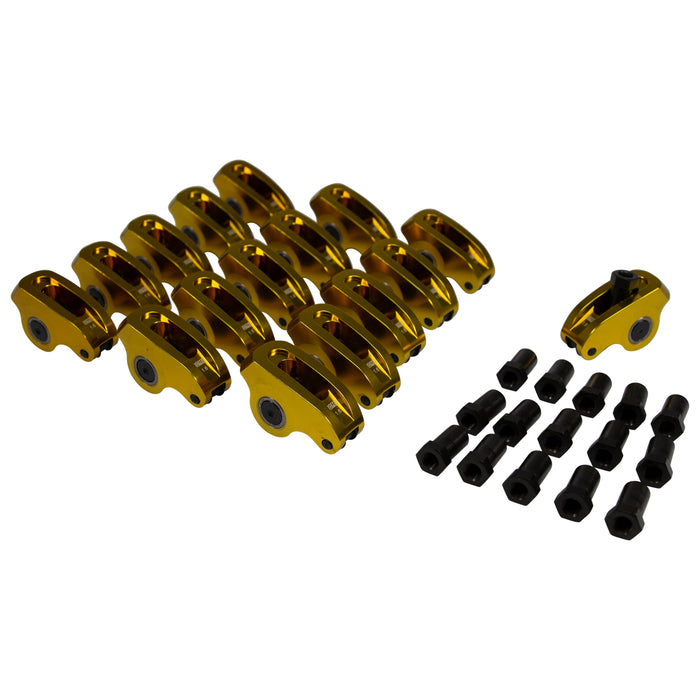 COMP Cams 19016-16 Ultra-Gold ARC Narrow Rockers w/ 1.6 Ratio for '88+ Chevrolet SBC w/ 3/8" Stud - Truck Part Superstore