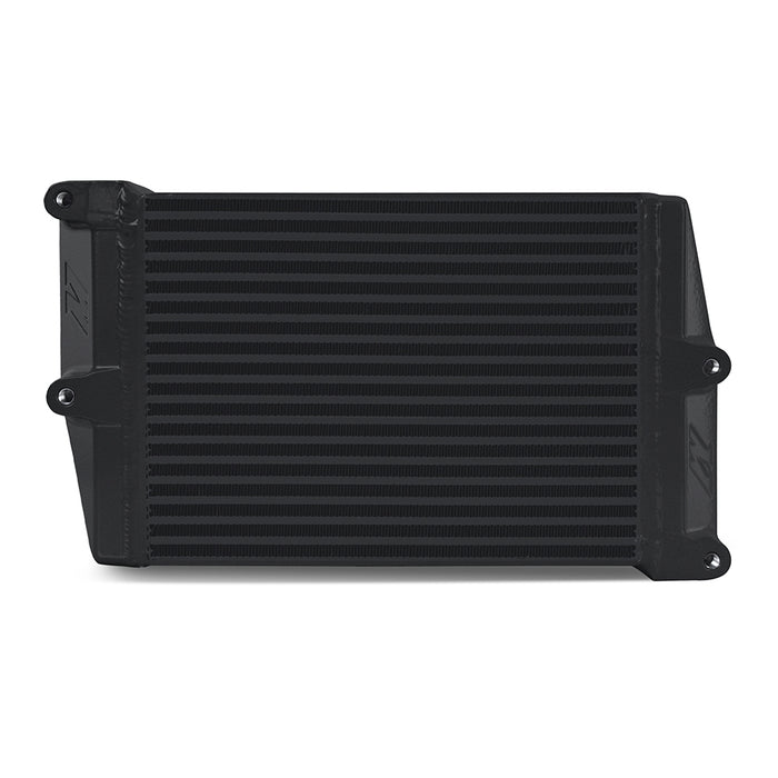 Mishimoto MMOC-OO-10BK Universal Heavy-Duty Bar-and-Plate Oil Cooler, 10in Core, Opposite-Side Outlets - Truck Part Superstore