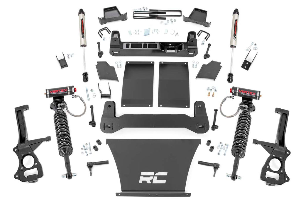 Rough Country 21757 6 Inch Suspension Lift Kit Vertex Coilovers & V2 Shocks 19-20 Silverado/Sierra 1500 4WD/2WD Rough Country - Truck Part Superstore
