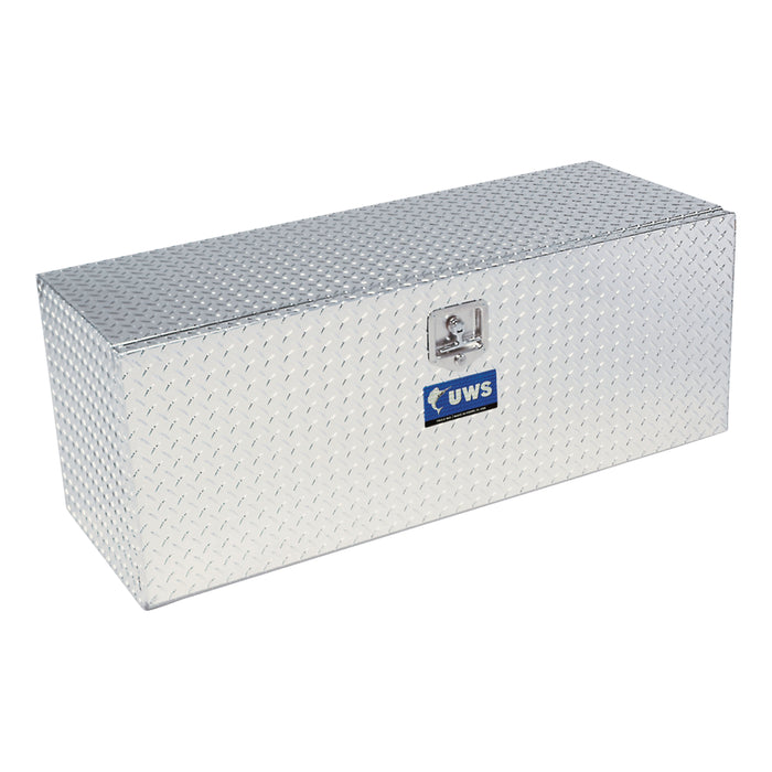 UWS TBUB-48 Bright Aluminum 48in. Single-Door Underbody Tool Box (LTL Shipping Only) - Truck Part Superstore