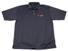 COMP Cams C1016-M Gray COMP Cams Logo Dri Mesh Medium Polo Shirt - Truck Part Superstore