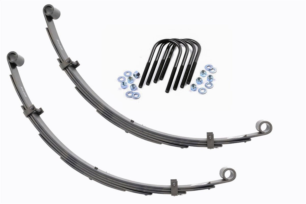 Rough Country 8042Kit Rear Leaf Springs 4 Inch Lift Pair 64-80 Toyota Land Cruiser FJ40 Rough Country - Truck Part Superstore