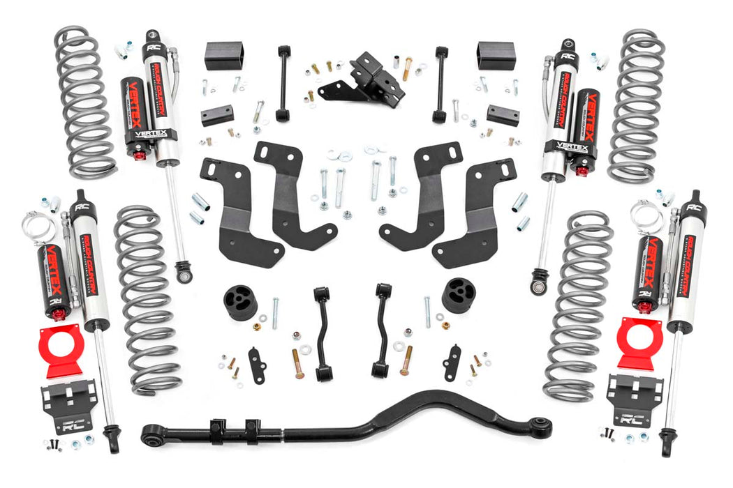 Rough Country 66850 3.5 Inch Jeep Suspension Lift Kit Control Arm Drop & Vertex Shocks 18-20 Wrangler JL Rough Country - Truck Part Superstore