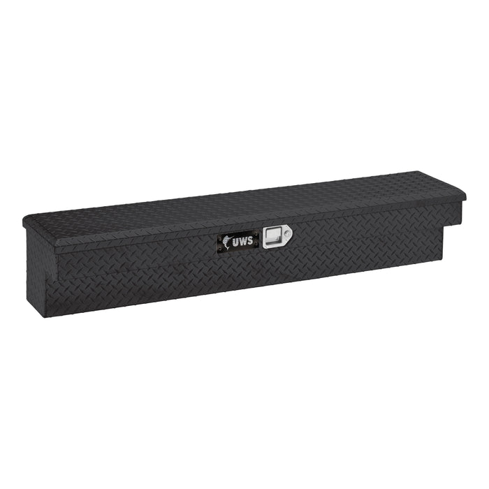 UWS TBSM-36-BLK Gloss Black Aluminum 36in. Truck Side Tool Box (LTL Shipping Only) - Truck Part Superstore