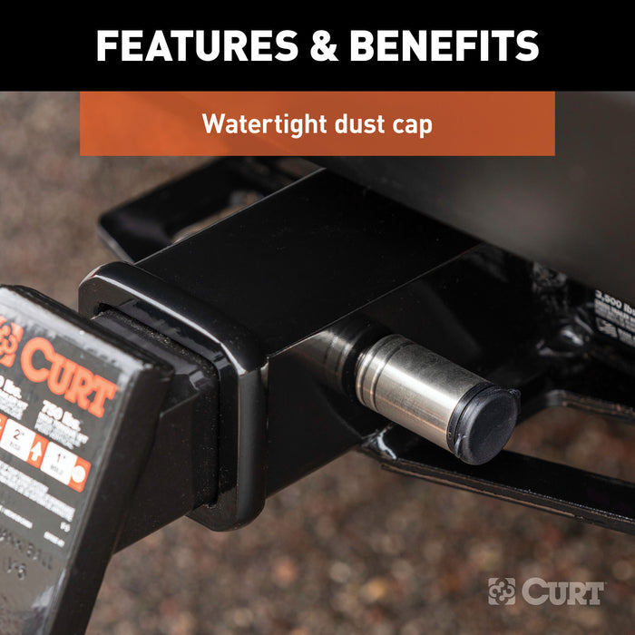 CURT 23516 5/8in. Hitch Lock (2in. Receiver; Barbell; Stainless) - Truck Part Superstore