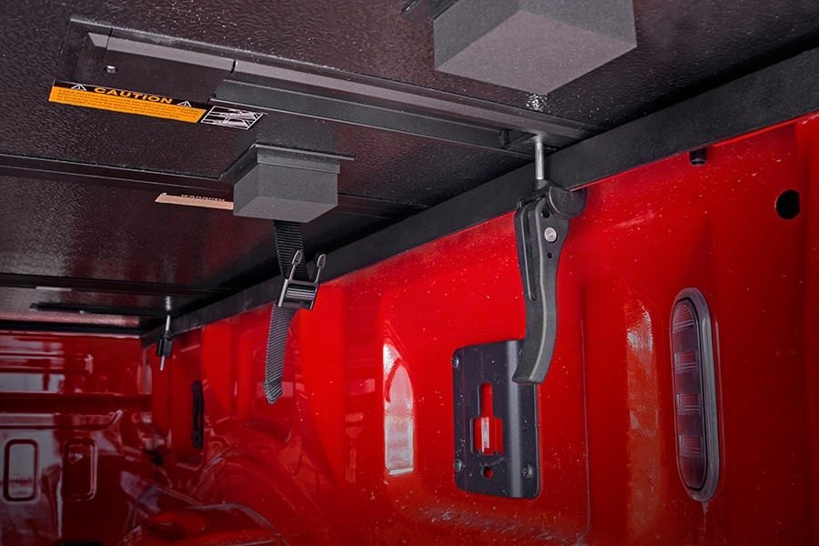 Rough Country 45515650A Hard Folding Bed Cover 6.5 Ft Bed 15-21 Ford F-150 2WD/4WD Rough Country - Truck Part Superstore