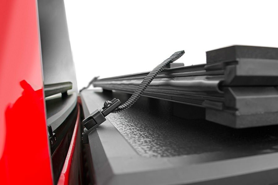 Rough Country 45515650A Hard Folding Bed Cover 6.5 Ft Bed 15-21 Ford F-150 2WD/4WD Rough Country - Truck Part Superstore