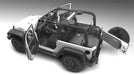 BedRug BRJL18R4GH JEEP BEDRUG 18+JL 4 DOOR BEDRUG 6 PC REAR KIT WITH GAP HIDER - Truck Part Superstore