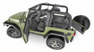 BedRug BTJL18F2 JEEP BEDTRED 18+JL 2 DOOR BEDTRED 2 PC FRONT FLOOR KIT - Truck Part Superstore