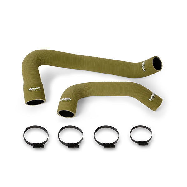 Mishimoto MMHOSE-WR6-97OD Silicone Olive Drab Hose Kit, fits Jeep Wrangler 6 Cyl 1997-2006 - Truck Part Superstore