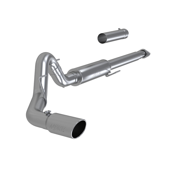 MBRP S5259409 4 Inch Cat Back Exhaust System Single T409 Stainless Steel For 15-20 Ford F-150 2.7L/3.5L EcoBoost Excludes 19 F150 Limited MBRP - Truck Part Superstore