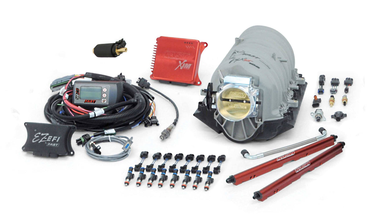 FAST 302003L EZ-EFI Fuel + XIM + LSXRT Manifold + Big Mouth Throttle Body + Inline Pump Kit - Truck Part Superstore