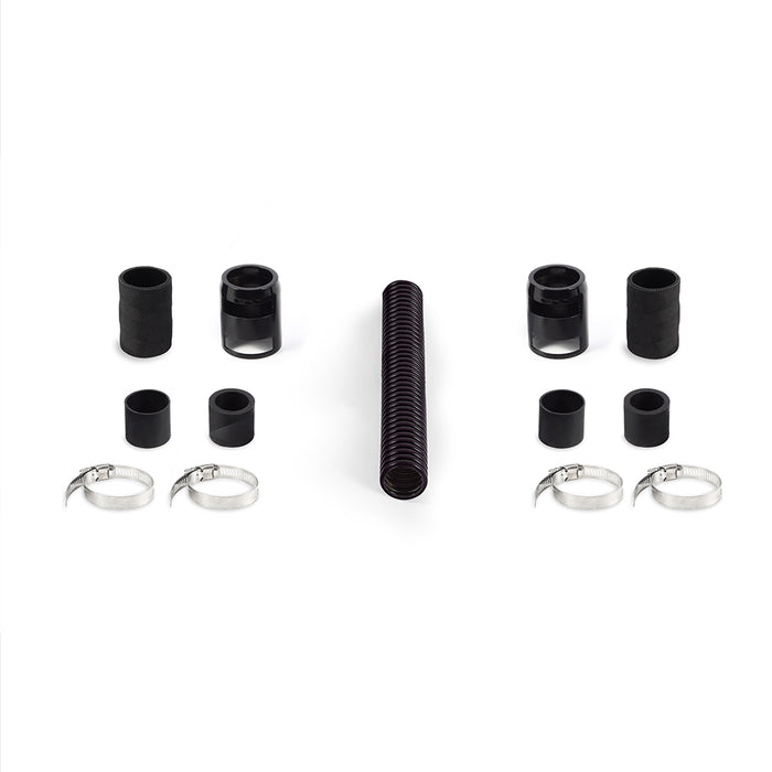 Mishimoto MMAH-U12BK Universal Flexible Stainless Steel Radiator Hose Kit, 12", Black - Truck Part Superstore