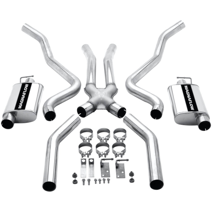 MagnaFlow Exhaust Products 15852 Street Series Stainless Crossmember-Back System - Truck Part Superstore