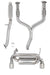 Hooker BH6304 Blackheart Axle-Back Exhaust System - Truck Part Superstore