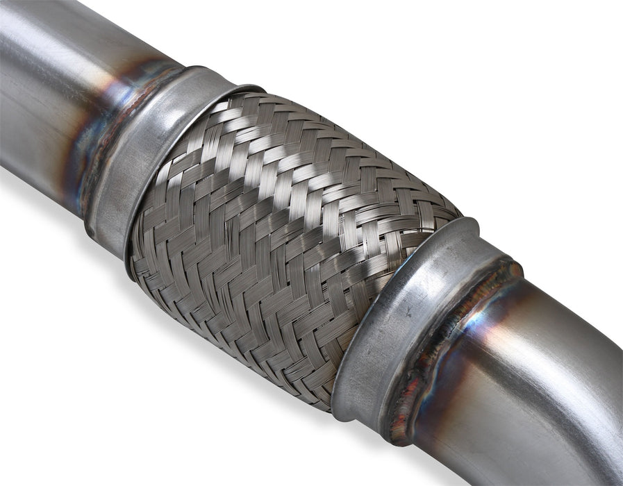 Hooker BH7302 Blackheart Mid Pipe; 3 in. 304 Stainless Steel; 18 Gauge; Mandrel Bent; - Truck Part Superstore